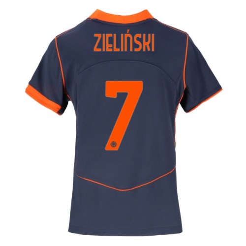 Stroje piłkarskie Inter Milan Piotr Zielinski #7 Koszulka Trzeciej dla damskie 2025-26 Krótki Rękaw